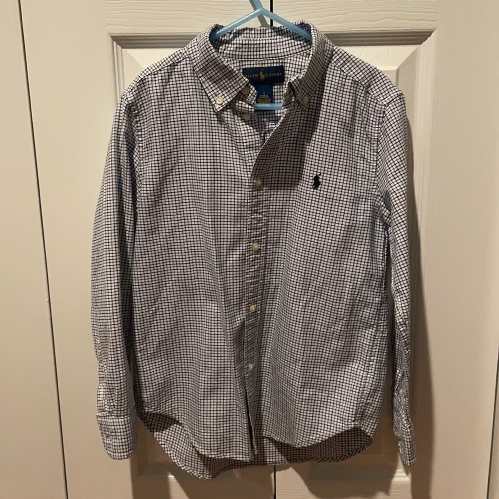 Boys Ralph Lauren long sleeve button up shirt